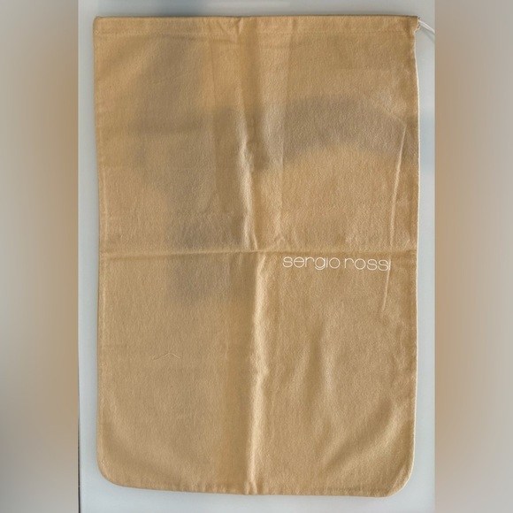 (Replacement) Sergio Rossi Boot Drawstring Dust Bag Travel Protector - Picture 1 of 2